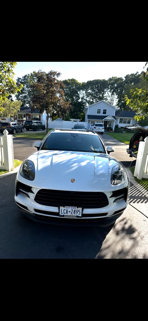Polished Porsche exterior after mobile detailing